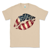 Mushroom Vintage American Flag Lips Classic Tee - Bettercallsaul