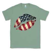 Sage Vintage American Flag Lips Classic Tee - Bettercallsaul