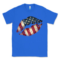 True Royal Vintage American Flag Lips Classic Tee - Bettercallsaul