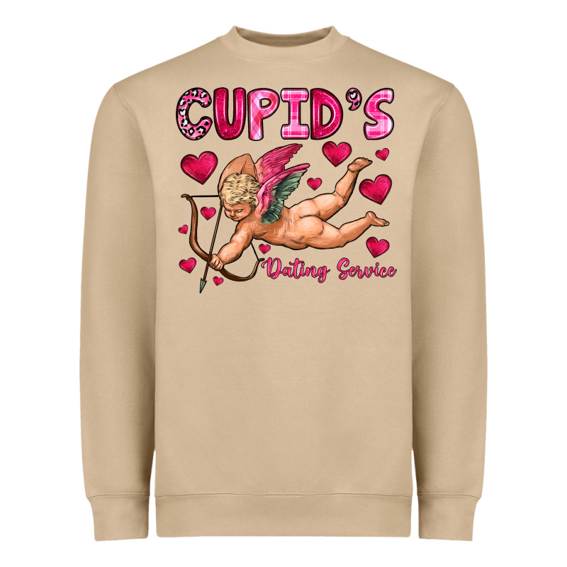 Cupid S Dating Service Heavyweight Sweatshirt by OliviaCreatesArt | Teevron