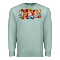Seafoam amen Premium Sweatshirt - RacoonDesign