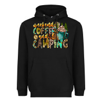 Black Weekends Coffee And Camping Heavyweight Hoodie - CowhideDigitalArt