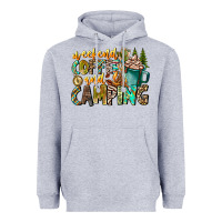 Heather Grey Weekends Coffee And Camping Heavyweight Hoodie - CowhideDigitalArt