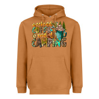 Meerkat Weekends Coffee And Camping Heavyweight Hoodie - CowhideDigitalArt