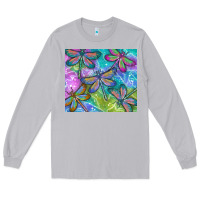 Moon Dust dragonflies Long Sleeve Tee - TumblerDesignByShophia