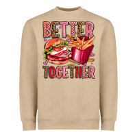 Mushroom hamburger potatoes better together olivia Heavyweight Sweatshirt - OliviaCreatesArt