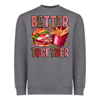 Storm hamburger potatoes better together olivia Heavyweight Sweatshirt - OliviaCreatesArt