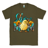 Army Green Western Show Mom Baby Chick Classic Tee - LillyAllenDesigns