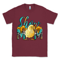 Burgundy Western Show Mom Baby Chick Classic Tee - LillyAllenDesigns