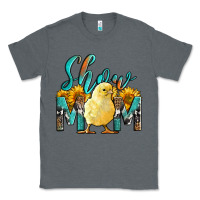 Charcoal Heather Western Show Mom Baby Chick Classic Tee - LillyAllenDesigns