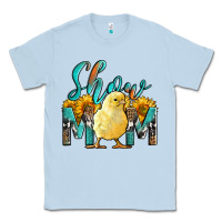 Dusty Blue Western Show Mom Baby Chick Classic Tee - LillyAllenDesigns