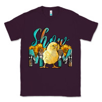 Plum Western Show Mom Baby Chick Classic Tee - LillyAllenDesigns