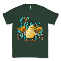 Sports Green Western Show Mom Baby Chick Classic Tee - LillyAllenDesigns