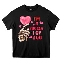 Black i m a sucker for you Heavy Core Tee - MaliasSmallBusiness