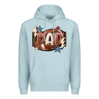 Blue Mist football dad Premium Hoodie - FaDigitalArtStudio