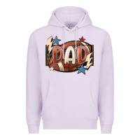 Lilac football dad Premium Hoodie - FaDigitalArtStudio