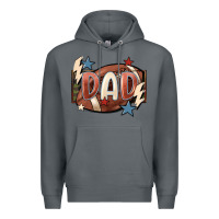 Rock football dad Premium Hoodie - FaDigitalArtStudio
