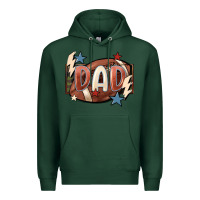 Sports Green football dad Premium Hoodie - FaDigitalArtStudio