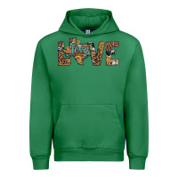 Emerald love texas map sunflower leopard cowhide Urban Hoodie - Artiststas