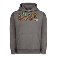 Pigment Tornado love texas map sunflower leopard cowhide Urban Hoodie - Artiststas