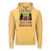 Vintage Mustard Lıve Ugly Fake Your Death Vintage Hoodie - Bettercallsaul