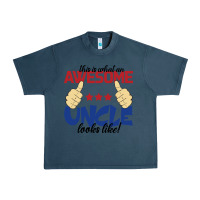 Midnight Navy Awesome uncle Urban Heavy Tee - Bettercallsaul