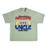 Oil Green Awesome uncle Urban Heavy Tee - Bettercallsaul