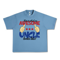 Pebble Blue Awesome uncle Urban Heavy Tee - Bettercallsaul