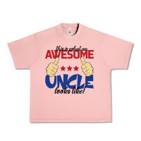 Salmon Awesome uncle Urban Heavy Tee - Bettercallsaul
