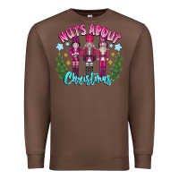 Chestnut Nuts About Christmas Premium Sweatshirt - CowhideDigitalArt