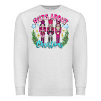 Oatmeal Heather Nuts About Christmas Premium Sweatshirt - CowhideDigitalArt