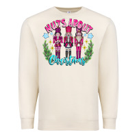 Sandshell Nuts About Christmas Premium Sweatshirt - CowhideDigitalArt