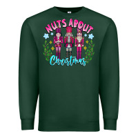 Sports Green Nuts About Christmas Premium Sweatshirt - CowhideDigitalArt