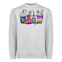 Heather Grey pride lgbtq coffee cups Heavyweight Sweatshirt - OliviaCreatesArt