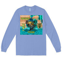Wıshın I Was Fıshın Long Sleeve Tee | Teevron