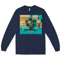 Navy wıshın i was fıshın Long Sleeve Tee - TumblerDesignByShophia