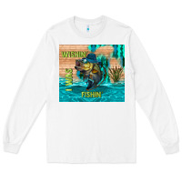 White wıshın i was fıshın Long Sleeve Tee - TumblerDesignByShophia