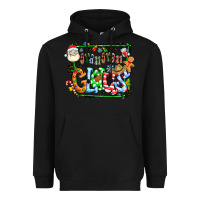 Black grangaran claus Heavyweight Hoodie - CowhideDigitalArt
