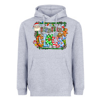 Heather Grey grangaran claus Heavyweight Hoodie - CowhideDigitalArt