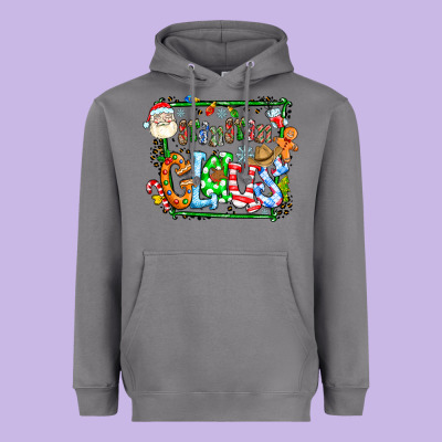 Grangaran Claus Heavyweight Hoodie Designed By Cowhidedigitalart
