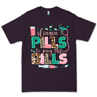 Plum slingin' pills to pay the bills Premium Tee - MaliasSmallBusiness