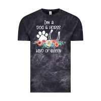 Cloud Black Im A Dog And Horse Kind Of Queen Vintage Tee - Bettercallsaul