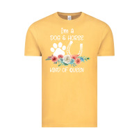 Im A Dog And Horse Kind Of Queen Vintage Tee | Teevron