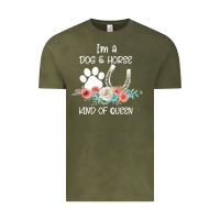 Vintage Olive Im A Dog And Horse Kind Of Queen Vintage Tee - Bettercallsaul