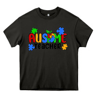 Asphalt ausome teacher Heavy Core Tee - MaliasSmallBusiness