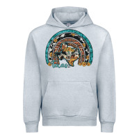Heather Grey texas map sunflower leopard cowhide aztec turquoise gemstone rainbow Urban Hoodie - Artiststas