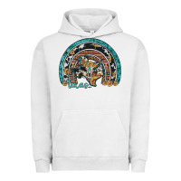 Pigment Lunar Rock texas map sunflower leopard cowhide aztec turquoise gemstone rainbow Urban Hoodie - Artiststas