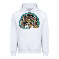 White texas map sunflower leopard cowhide aztec turquoise gemstone rainbow Urban Hoodie - Artiststas