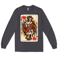 Smoke Queen Of Hearts Cowgirl Long Sleeve Tee - HowdyJamesFarm
