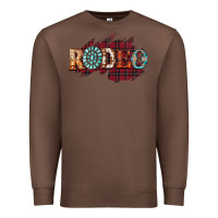 Chestnut Rodeo Christmas Premium Sweatshirt - CowhideDigitalArt